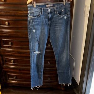Joe's Jeans - The Slim Fit/Raw Hem Ankle Jeans